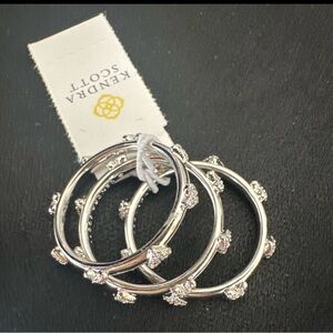 Kendra Scott Haven Heart Set Of 3
Stockings Rings Size 8 Rhodium